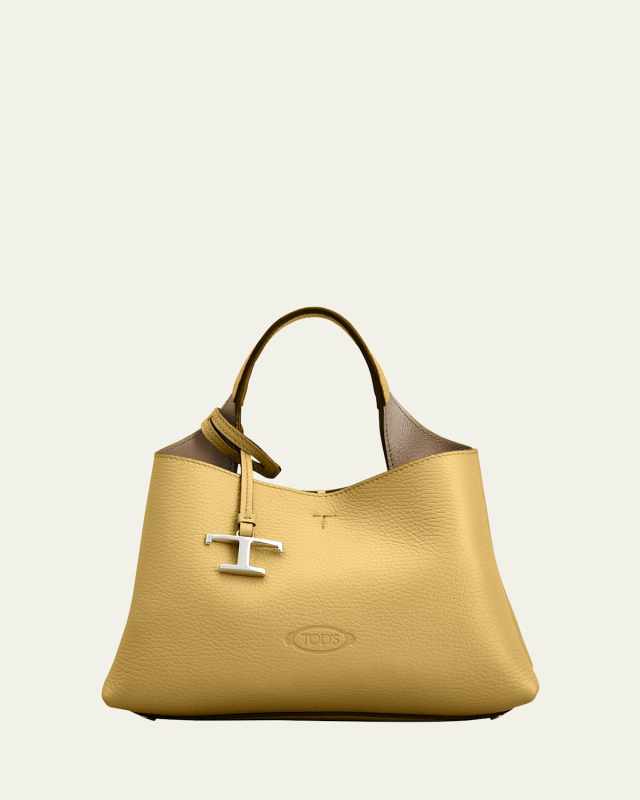 Apa Micro Leather Top-Handle Bag
